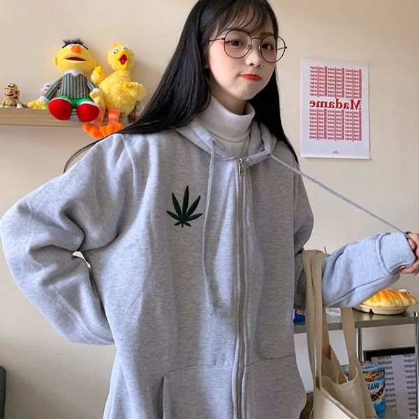 street embroidery large size loose cardigan hooded sweater women hip hop bf style plush thickened coat fashion, Blue
street embroidery large size loose cardigan hooded sweater women hip hop bf style plush thickened coat fashion, Blue
