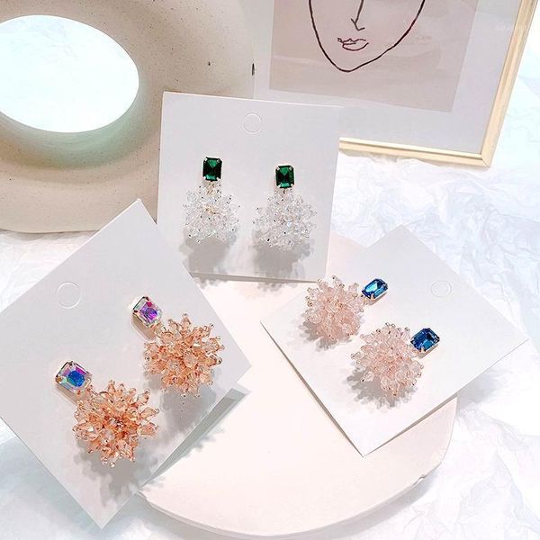 dangle & chandelier luxury crystal weaved flower ball handmade earrings 2021 fashion jewelry for women fine quality dress accessories1, Silver
dangle & chandelier luxury crystal weaved flower ball handmade earrings 2021 fashion jewelry for women fine quality dress accessories1, Silver