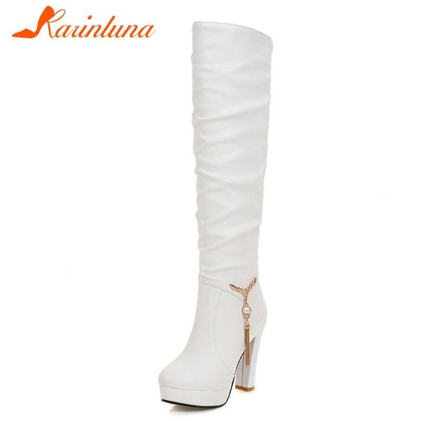 boots karin big size 33-43 female 2021 elegant date platform thick high heels metallic women knee shoes, Black
boots karin big size 33-43 female 2021 elegant date platform thick high heels metallic women knee shoes, Black