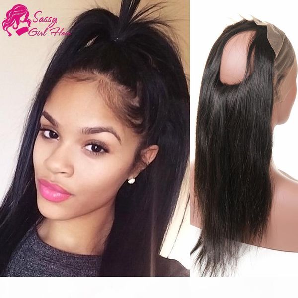 360 lace frontal closure straight brazilian virgin remy human hair 360 frontal lace closure natural color 150% density sassy girl, Black;brown
360 lace frontal closure straight brazilian virgin remy human hair 360 frontal lace closure natural color 150% density sassy girl, Black;brown