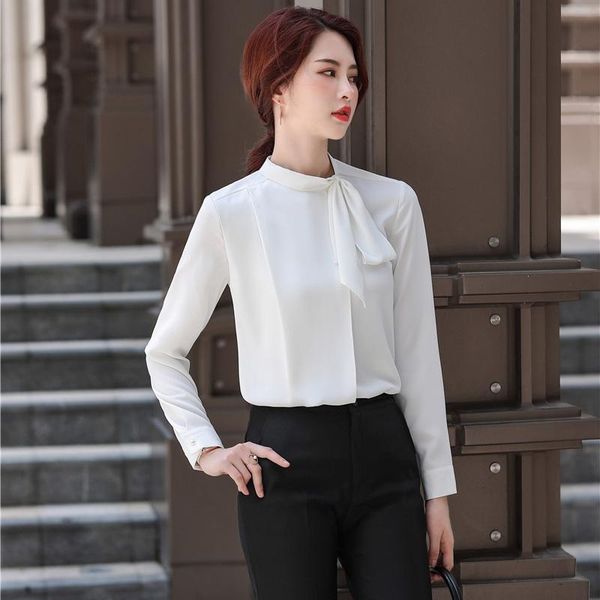 fashion pantsuits women blouses & shirts white ladies office uniform long sleeve clothes
fashion pantsuits women blouses & shirts white ladies office uniform long sleeve clothes