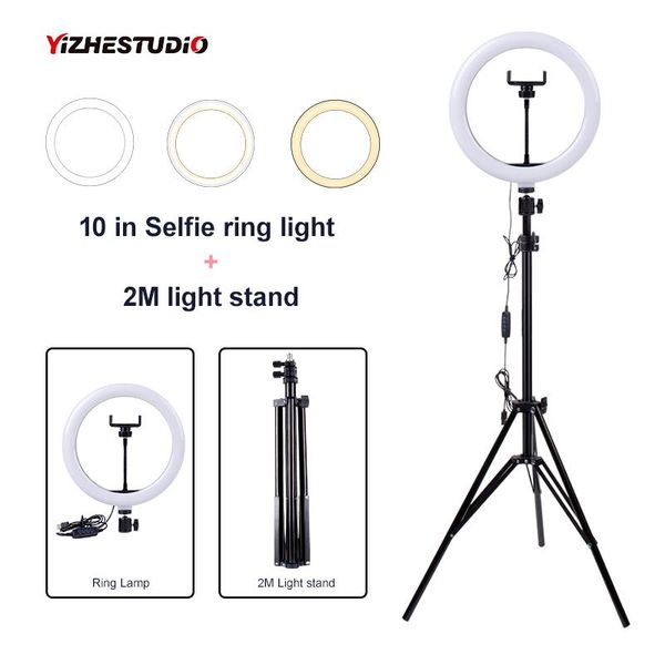 yizhestudio video light with light stand 10 inch video ring lamp usb plug 26cm pgraphic ring lighting for live studio makeup
yizhestudio video light with light stand 10 inch video ring lamp usb plug 26cm pgraphic ring lighting for live studio makeup