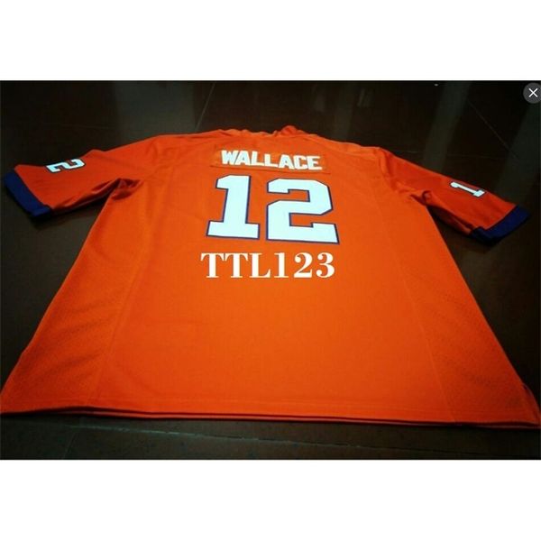 121 clemson tigers #12 k'von wallace orange white college jersey or custom any name or number jersey, Black
121 clemson tigers #12 k'von wallace orange white college jersey or custom any name or number jersey, Black