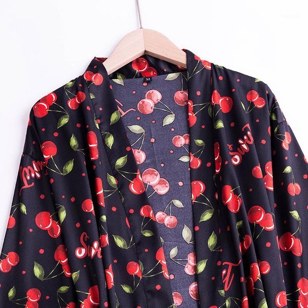 viscose fiber pajamas nightgown women summer bathrobe bathrobe morning gowns cute cherry printed silk leisure homewear1, Black;red
viscose fiber pajamas nightgown women summer bathrobe bathrobe morning gowns cute cherry printed silk leisure homewear1, Black;red
