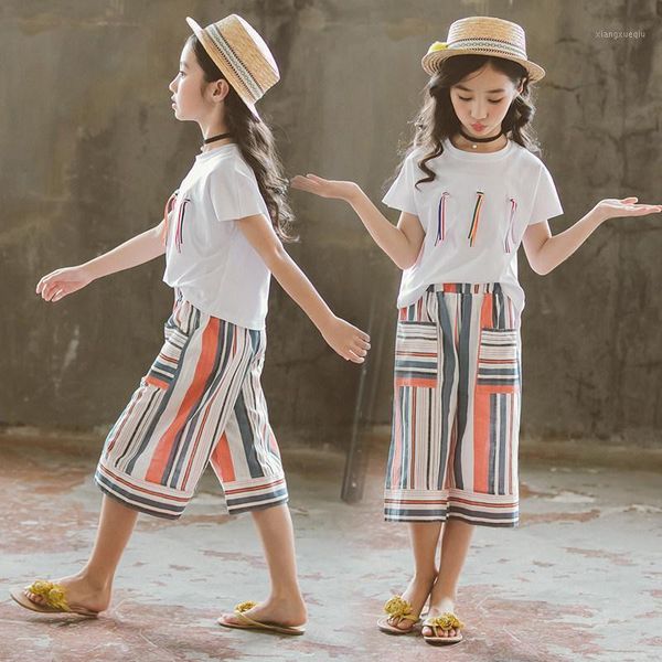 girls retro clothes style striped t shirt + vintage shorts two-piece set kids clohting summer girls teenager clothes 4-13 years1, White
girls retro clothes style striped t shirt + vintage shorts two-piece set kids clohting summer girls teenager clothes 4-13 years1, White