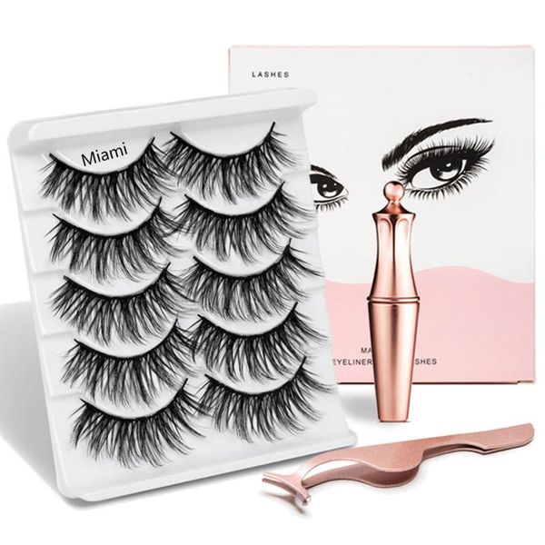 false eyelashes 5 pairs natural magnetic long-lasting liquid eyeliner with tweezer eye lashes extension makeup set
false eyelashes 5 pairs natural magnetic long-lasting liquid eyeliner with tweezer eye lashes extension makeup set