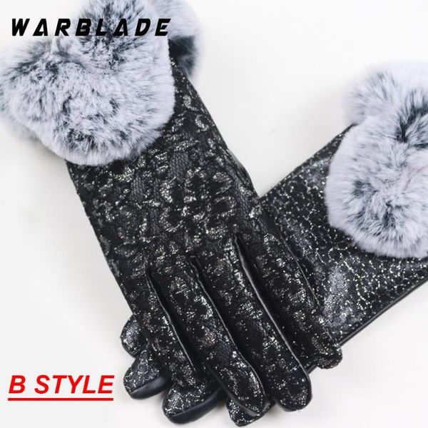 2020 women new solid gloves lady black leather gloves autumn winter warm fur mittens winter leather driving, Blue;gray
2020 women new solid gloves lady black leather gloves autumn winter warm fur mittens winter leather driving, Blue;gray