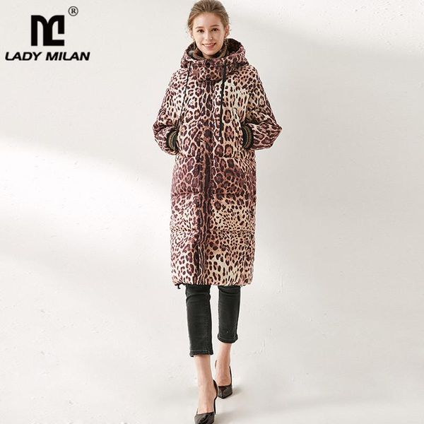 women's down & parkas winter runway coats hooded collar leopard printed fashion warm thick long overcoat outerwear, Black
women's down & parkas winter runway coats hooded collar leopard printed fashion warm thick long overcoat outerwear, Black