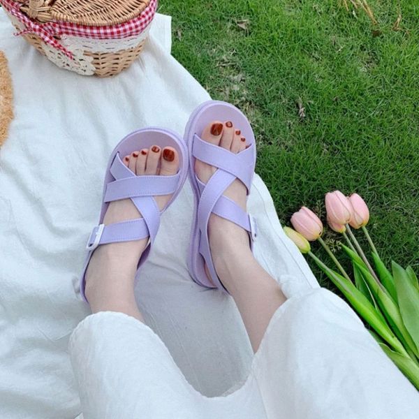 2020 new women beach sandals soft pvc summer shoes woman gladiator flat sandal purple color female platform sandalias sh369 #4w3e, Black
2020 new women beach sandals soft pvc summer shoes woman gladiator flat sandal purple color female platform sandalias sh369 #4w3e, Black