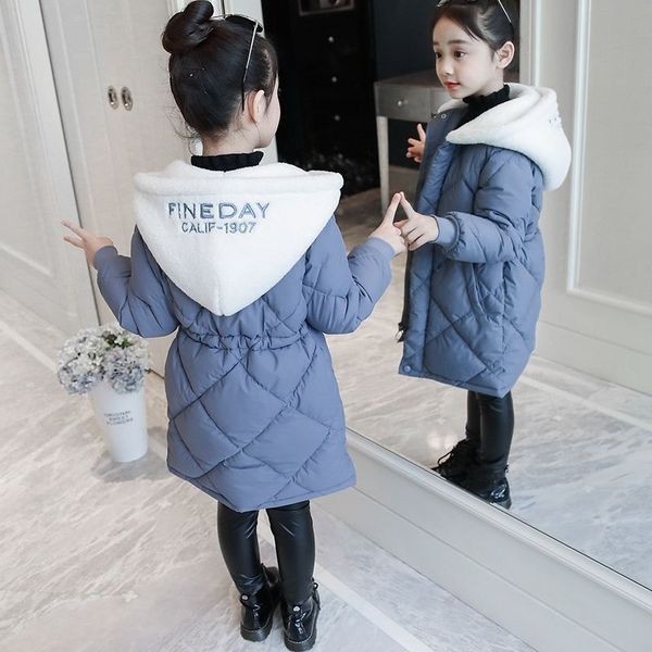 new and 7 new foreign style medium 6 down big children's thickened cotton padded clothes 8 girls' winter 2021, Blue;gray
new and 7 new foreign style medium 6 down big children's thickened cotton padded clothes 8 girls' winter 2021, Blue;gray