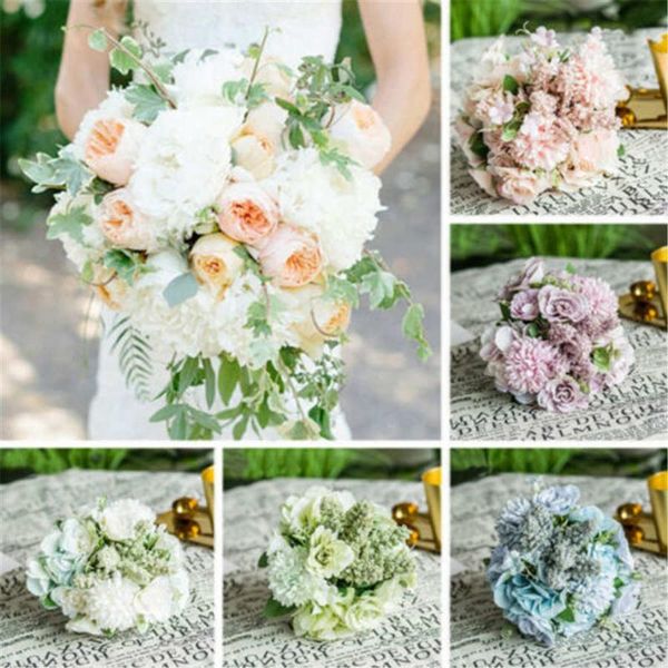 decorative flowers & wreaths artificial rose flower for wedding party home decor fake bridal bouquet bride holding
decorative flowers & wreaths artificial rose flower for wedding party home decor fake bridal bouquet bride holding