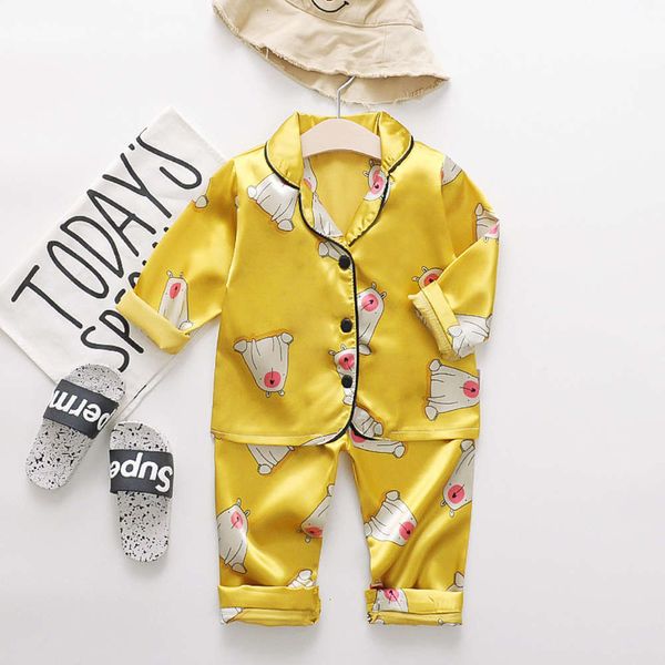 suit mufurui children's pajamas korean version new single breasted lapel two piece ice silk, Blue;red
suit mufurui children's pajamas korean version new single breasted lapel two piece ice silk, Blue;red