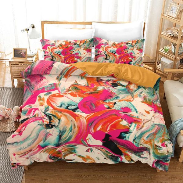 3d bedding set 2/3pcs abstract rainbow color oil paintings duvet cover set single/double/twin/full//king size
3d bedding set 2/3pcs abstract rainbow color oil paintings duvet cover set single/double/twin/full//king size