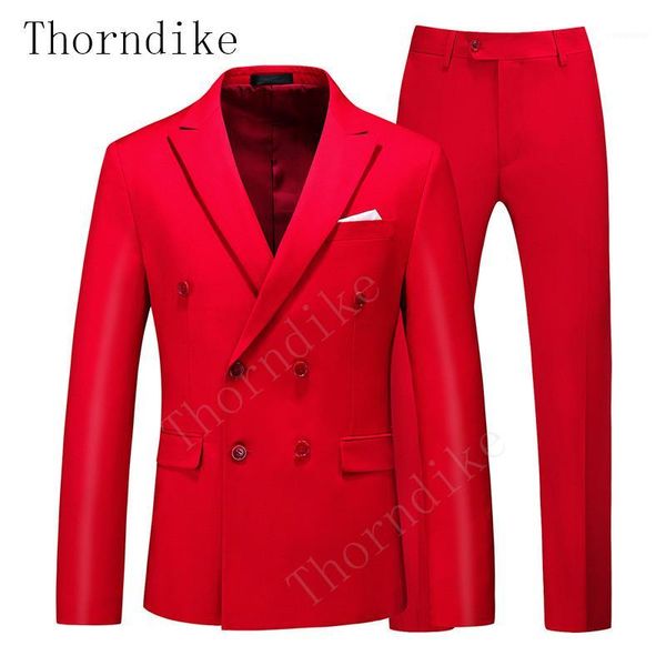 thorndike red double breasted men's prom party suit casual men's business work wear 2 pieces set (jacket+pants) terno masculino1, White;black
thorndike red double breasted men's prom party suit casual men's business work wear 2 pieces set (jacket+pants) terno masculino1, White;black