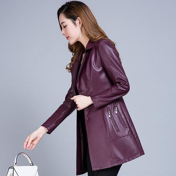 fashion plus size 5xl leather coat women's jackets long coat women's leather jacket 2021 new clothing black female
fashion plus size 5xl leather coat women's jackets long coat women's leather jacket 2021 new clothing black female