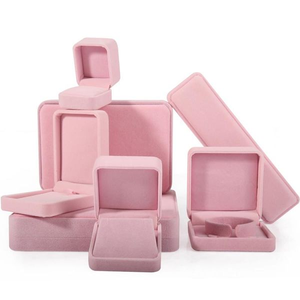 luxury velvet pink packing case wedding ring bracelet earrings organizer holder women girlfriend display jewelry box gift, Pink;blue
luxury velvet pink packing case wedding ring bracelet earrings organizer holder women girlfriend display jewelry box gift, Pink;blue