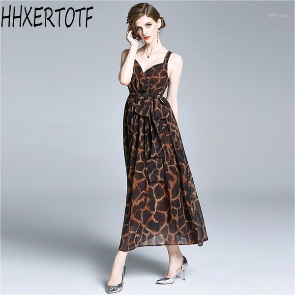 casual dresses 2021 summer fashion leopard print sleeveless chiffon women spaghetti strap belt dress beach style v-neck maxi dress1, Black;gray
casual dresses 2021 summer fashion leopard print sleeveless chiffon women spaghetti strap belt dress beach style v-neck maxi dress1, Black;gray