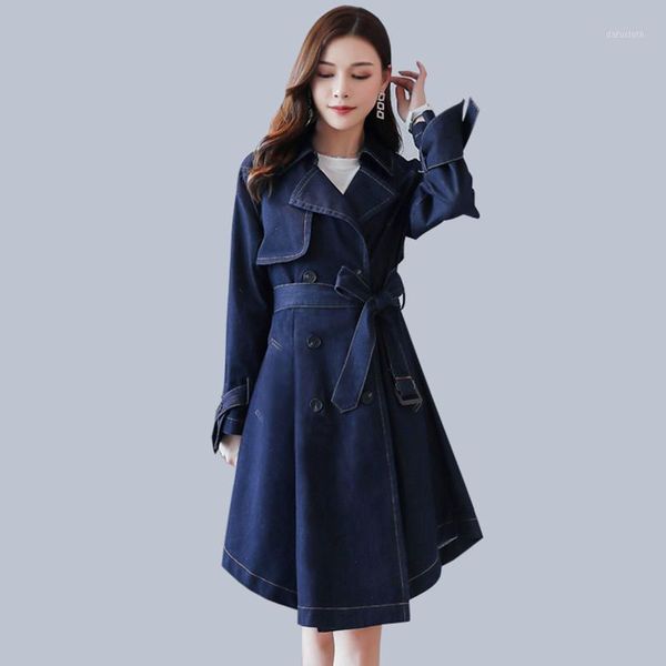 2020 spring new casual medium and long section trench coats fashion cotton long sleeve double breasted coats womens1, Tan;black
2020 spring new casual medium and long section trench coats fashion cotton long sleeve double breasted coats womens1, Tan;black