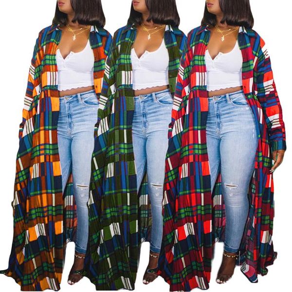 women's wool & blends chocomist coat casual turndown collar grid print long plus size x0017, Black
women's wool & blends chocomist coat casual turndown collar grid print long plus size x0017, Black