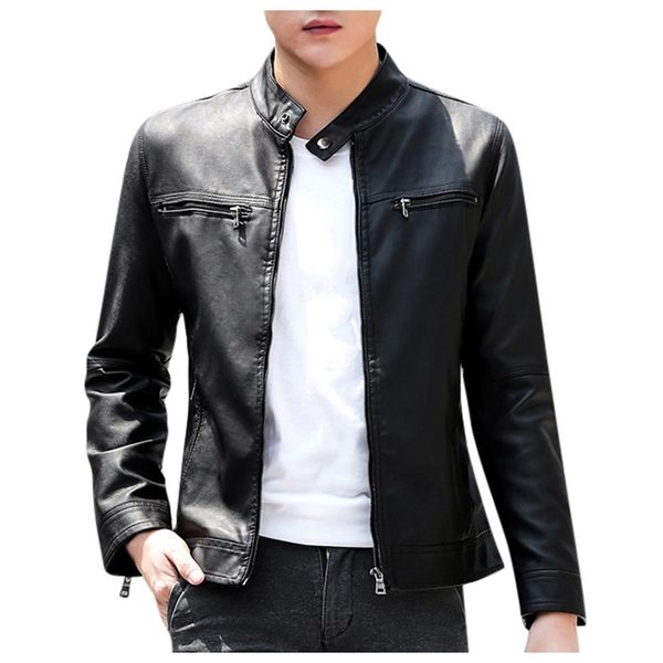 2019 new winter men leather jacket biker motorcycle zipper long sleeve coat outwear brand slim windbreaker quilted jackets, Black;brown
2019 new winter men leather jacket biker motorcycle zipper long sleeve coat outwear brand slim windbreaker quilted jackets, Black;brown