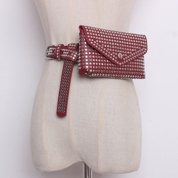 twotwinstyle pu leather belt with bag patchwork removable rivet big handbag long belts summer autumn fashion accessories y200501, Black;brown
twotwinstyle pu leather belt with bag patchwork removable rivet big handbag long belts summer autumn fashion accessories y200501, Black;brown