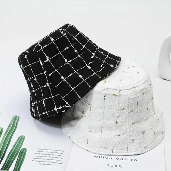 wide brim hats women autumn winter casual checkered designer bucket hat woman black plaid brand british retro plain, Blue;gray
wide brim hats women autumn winter casual checkered designer bucket hat woman black plaid brand british retro plain, Blue;gray