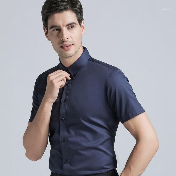 2020 brand new men shirt short sleeves men's cotton blend solid color shirts men business casual shirt regular fit1, White;black
2020 brand new men shirt short sleeves men's cotton blend solid color shirts men business casual shirt regular fit1, White;black