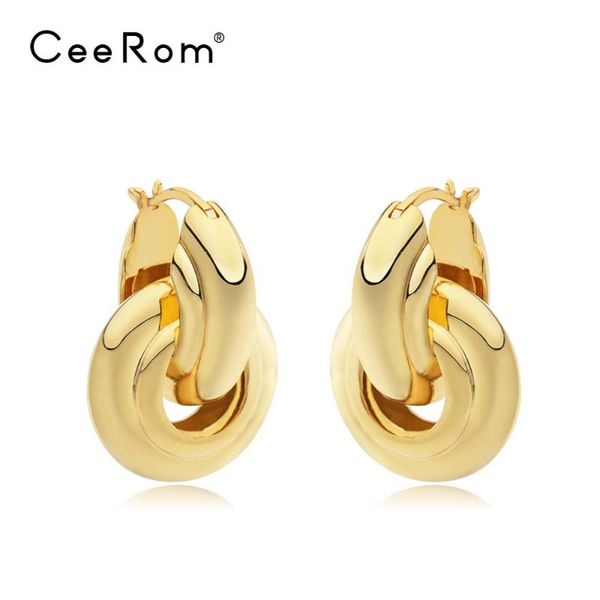 ceerom punk hoop earrings gold color cute small circle hoops earings fashion jewelry for women gift aros de moda, Golden;silver
ceerom punk hoop earrings gold color cute small circle hoops earings fashion jewelry for women gift aros de moda, Golden;silver