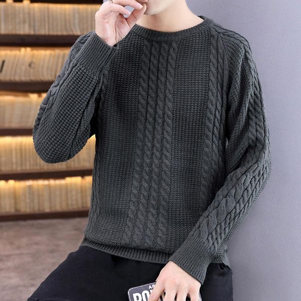 men's sweaters style sweater knitted bottoming shirt with loose crew neck pullover, White;black
men's sweaters style sweater knitted bottoming shirt with loose crew neck pullover, White;black