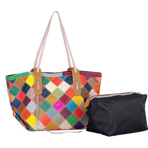 threepeas new vintage handbagss women messenger bag patchwork colorful hollow large purse
threepeas new vintage handbagss women messenger bag patchwork colorful hollow large purse