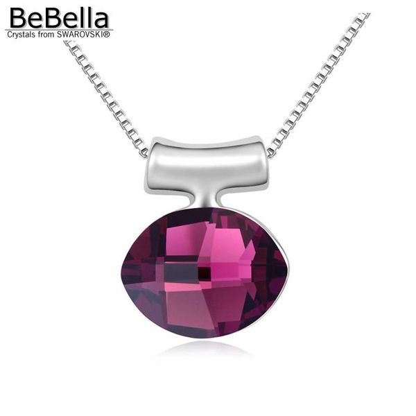 bebella crystal pendant necklace made with austrian crystals from for women gift, Silver
bebella crystal pendant necklace made with austrian crystals from for women gift, Silver