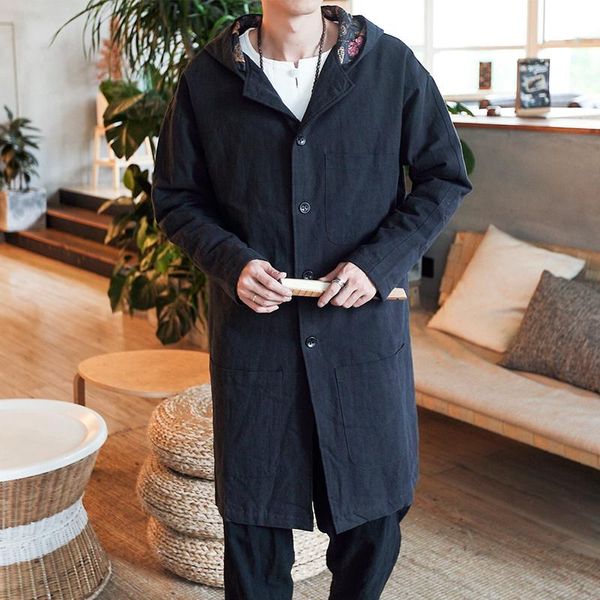 men's trench coats isurvivor 2021 chinese style mid-length windbreaker casual linen tang suit coat cotton and, Tan;black
men's trench coats isurvivor 2021 chinese style mid-length windbreaker casual linen tang suit coat cotton and, Tan;black