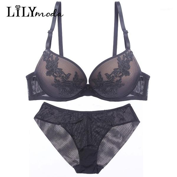 women bra briefs set luxury floral embroidery push up bra panty underwear sets female lingerie brassiere seamless panties1, Red;black
women bra briefs set luxury floral embroidery push up bra panty underwear sets female lingerie brassiere seamless panties1, Red;black