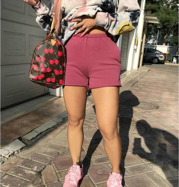 women high waist shorts casual comfort short pant female autumn winter solid sweat short sweatpant elastic cotton sports trouser, White;black
women high waist shorts casual comfort short pant female autumn winter solid sweat short sweatpant elastic cotton sports trouser, White;black
