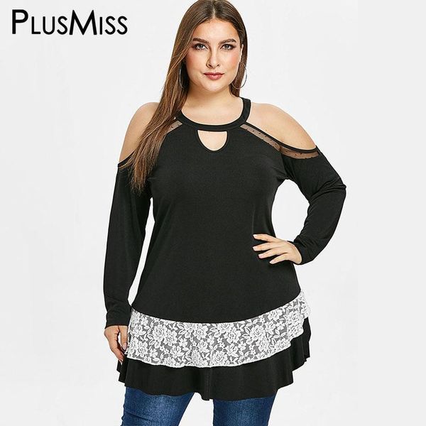 plusmiss plus size 5xl cold shoulder lace crochet blouse women long sleeve spring tunic big size 2019 xxxxl xxxl xxl1, White
plusmiss plus size 5xl cold shoulder lace crochet blouse women long sleeve spring tunic big size 2019 xxxxl xxxl xxl1, White