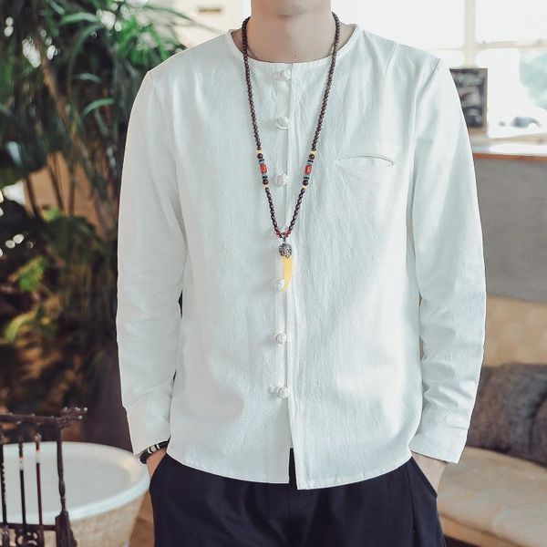 2020 new chinese gonfu 80s style men shirt long sleeve solid comfortable soft casual streetweat cotton linen high-grade clothes1, White;black
2020 new chinese gonfu 80s style men shirt long sleeve solid comfortable soft casual streetweat cotton linen high-grade clothes1, White;black