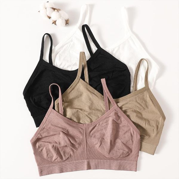 tube women underwear bras female crop seamless active bra wireless no pad bralette lingerie bandeau tank, Black;white
tube women underwear bras female crop seamless active bra wireless no pad bralette lingerie bandeau tank, Black;white