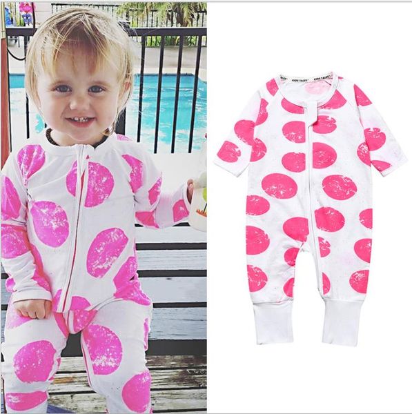Autumn Baby Rompers Dot Print Baby Girl Romper Cotton Zipper Long Sleeve Jumpsuits Overalls Newborn Girl Clothes, Ivory
Autumn Baby Rompers Dot Print Baby Girl Romper Cotton Zipper Long Sleeve Jumpsuits Overalls Newborn Girl Clothes, Ivory