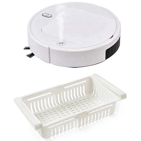1pcs refrigerator storage box drawer & 1pcs ligent robot vacuum cleaner, with ultraviolet function
1pcs refrigerator storage box drawer & 1pcs ligent robot vacuum cleaner, with ultraviolet function