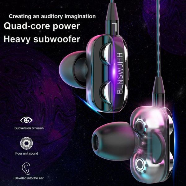 dual drive 6d stereo wired headphones in-ear heavy bass stereo wired earphone sports earphnes gaming headset with mic for phone
dual drive 6d stereo wired headphones in-ear heavy bass stereo wired earphone sports earphnes gaming headset with mic for phone