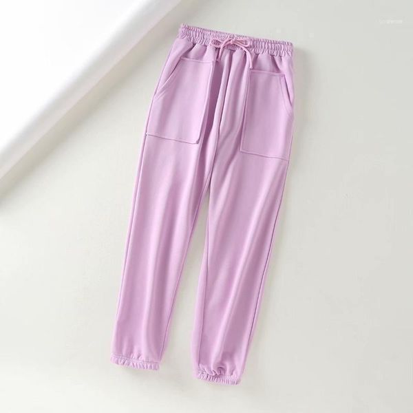 autumn women's candy color cotton long pants big strethy waist trousers joggers female sweatpants woman clothing11, Black;white
autumn women's candy color cotton long pants big strethy waist trousers joggers female sweatpants woman clothing11, Black;white