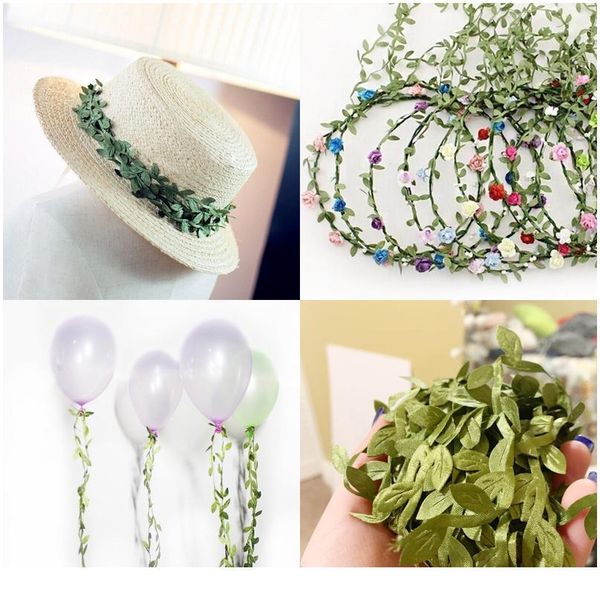 5m silk leaf-shaped handmake artificial green leaves diy handmad for needlework wedding box decor foliage handmade craf jllznx
5m silk leaf-shaped handmake artificial green leaves diy handmad for needlework wedding box decor foliage handmade craf jllznx