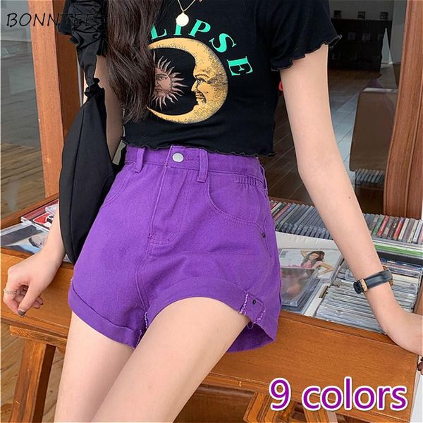 high waist shorts women 9 colors chic basic summer vintage lovely teens short trouser denim korean womens streetwear, White;black
high waist shorts women 9 colors chic basic summer vintage lovely teens short trouser denim korean womens streetwear, White;black