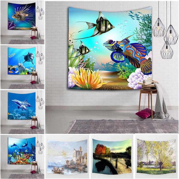 tapestry beautiful marine life beach towel living room decoration marine animal printing wall decor 150*130cm
tapestry beautiful marine life beach towel living room decoration marine animal printing wall decor 150*130cm
