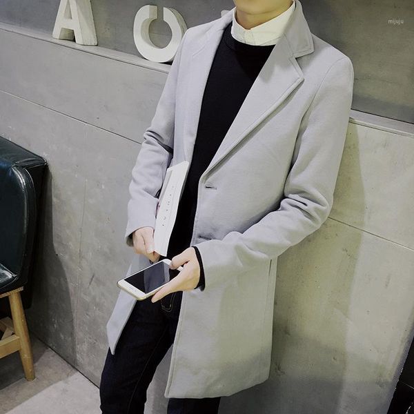 2020 autumn and winter new style korean-style slim fit overcoat men boutique woolen coat men's manufacturers direc1, Black
2020 autumn and winter new style korean-style slim fit overcoat men boutique woolen coat men's manufacturers direc1, Black