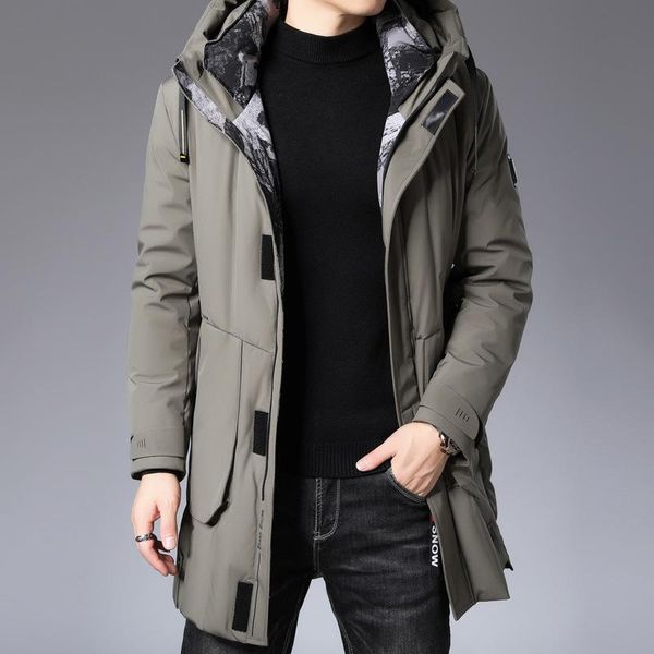 down jacket men's clothing 2020 winter new korean version of hooded leisure down jacket men's middle and long one, Black
down jacket men's clothing 2020 winter new korean version of hooded leisure down jacket men's middle and long one, Black