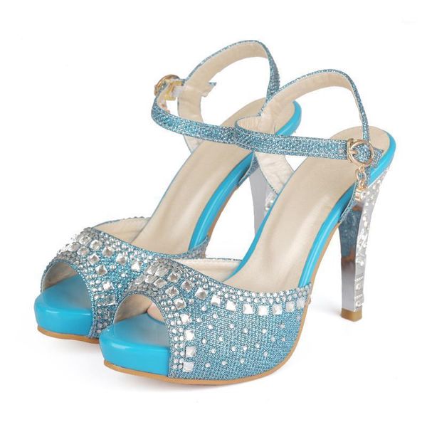 dress shoes platform high heels ladies sandals peep toe ankle strap women diamond crystals wedding bridal blue golden1, Black
dress shoes platform high heels ladies sandals peep toe ankle strap women diamond crystals wedding bridal blue golden1, Black