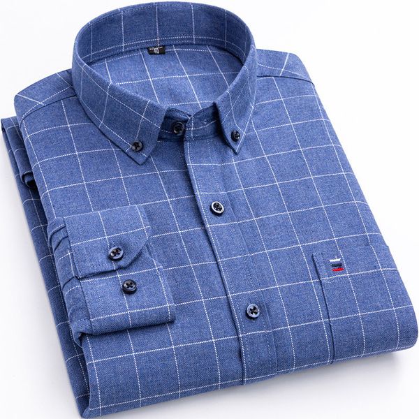 s to 7xl plus size casual plaid shirt for large men 100% cotton long sleeve leisure male apparel pocket social shirt c1211, White;black
s to 7xl plus size casual plaid shirt for large men 100% cotton long sleeve leisure male apparel pocket social shirt c1211, White;black