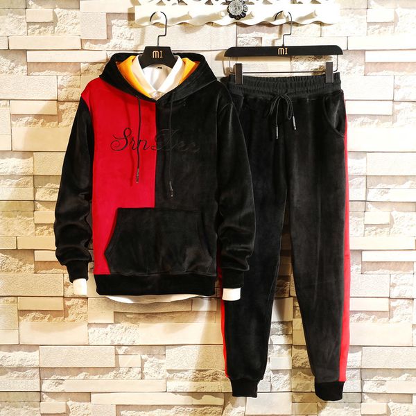 2 pieces hooded sweatshirts+pants men's casual new male outwear sportswear winter thicker warm sets 3xl, Gray
2 pieces hooded sweatshirts+pants men's casual new male outwear sportswear winter thicker warm sets 3xl, Gray