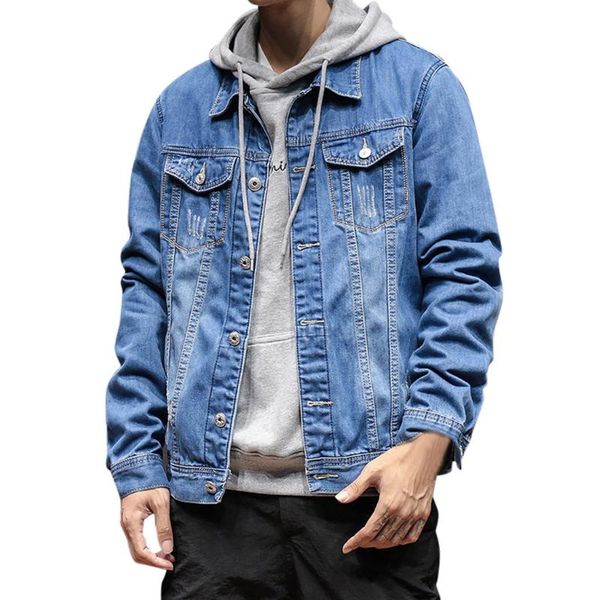 men's jackets jacket men autumn winter button solid color vintage denim coat tactical streetwear jean 2021, Black;brown
men's jackets jacket men autumn winter button solid color vintage denim coat tactical streetwear jean 2021, Black;brown